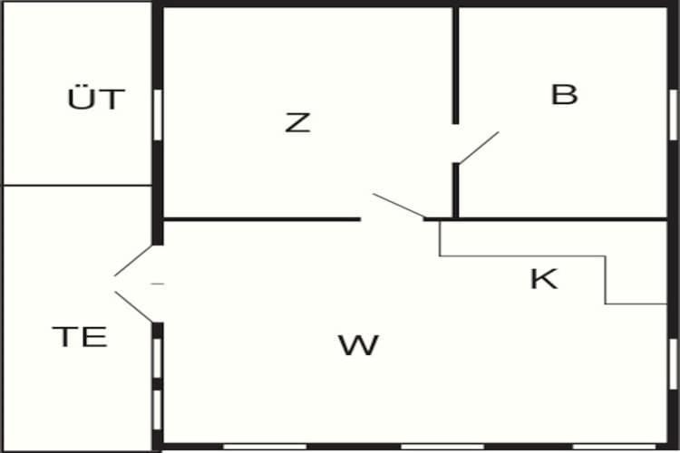 One-Bedroom Holiday Home In Grasten Ronshoved Bagian luar foto
